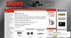 Desktop Screenshot of gapex.si