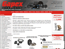 Tablet Screenshot of gapex.si