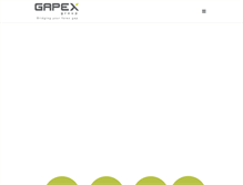 Tablet Screenshot of gapex.co.za